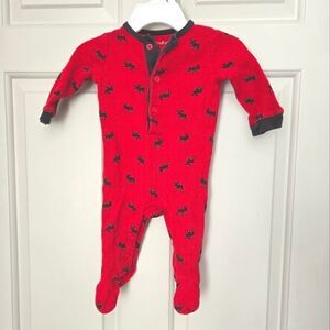 2/$15 Indigo Baby Thermal Knit Sleeper Size 3-6 M